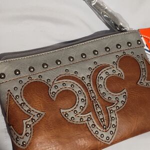 Brown and Gray Women's Bag